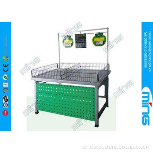Durable Retail Supermarket Single Sided Vegetable and Fruit